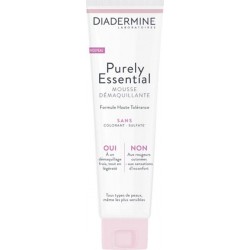DIADERMINE Purely Essential Mousse Démaquillante Formule Haute Tolérance 150ml (lot de 3)