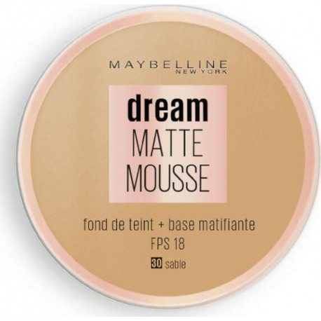 Maybelline NU FOND DE TEINT DREAM MAT 30 GEMEY SPF FPS 18