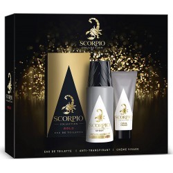 Scorpio Coffret Gold Eau de toilette + déo + crème coffret 3 produits - 275ml