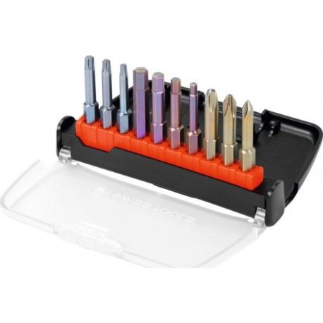 PB Swiss Tools Jeu de Precision-Bits 10 pièces E6.1975