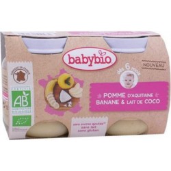 BABYBIO GOURDE LAIT DE COCO 2x130g