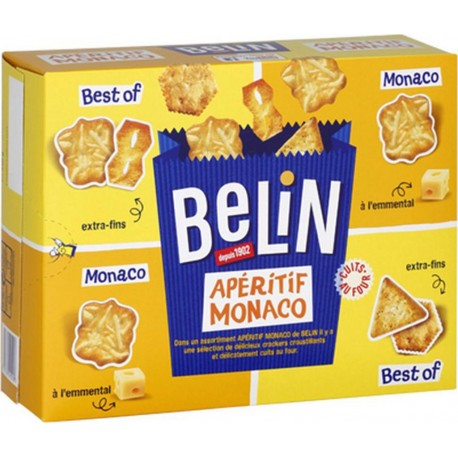 Belin L’Apéritif Monaco 4 Compartiments Fraîcheur 340g (lot de 4)