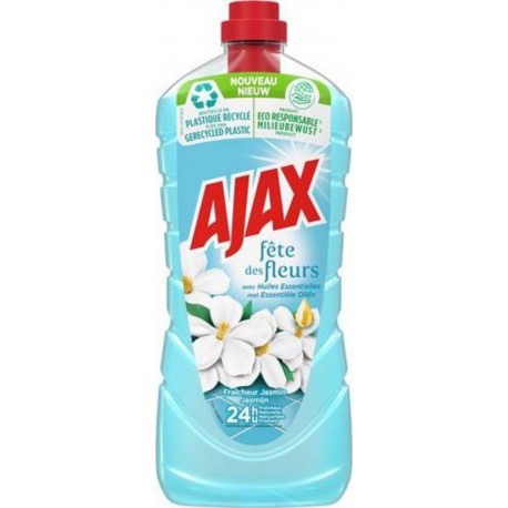 AJAX Nettoyant ménager sol et multi surfaces fête des fleurs fraîcheur Jasmin 1,25L