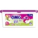 OMO Lessive capsules 3en1 rose & lilas blanc x27