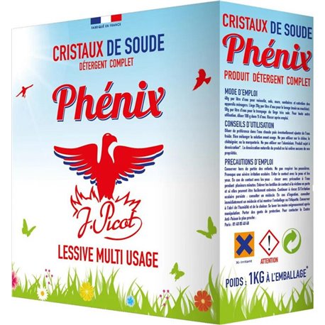 Phénix PHENIX CRISTAUX DE SOUDE 1Kg
