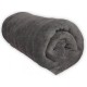 Terre De Nuit Couverture Polaire 100% Polyester Gris Anthracite 180x220 - Terre de Nuit
