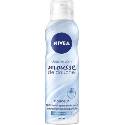 Nivea Douche Soin Mousse de Douche Douceur Huile d’Amande Douce 200ml (lot de 6)