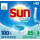 Tablettes Lave-Vaisselle Tout En 1 Hygiène Ecolabel SUN x45