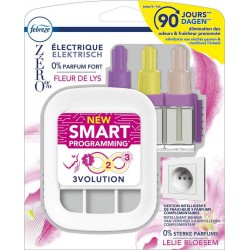 FEBREZE 3Volution - Désodorisant électrique et recharge senteur fleur de lys 20ml