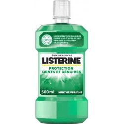 Listerine Bain de bouche Protection menthe fraîche 500ml (lot de 3) bouteille 500ml