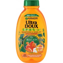 GARNIER ULTRA DOUX Enfants 2 en 1 Shampoing & Démêlant Abricot 300ml