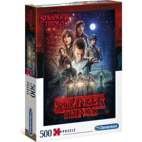 CLEMENTONI PUZZLE 500 PIÈCES STRANGER THINGS