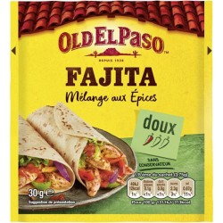 Old El Paso Fajita Mélange aux Épices Doux 30g (lot de 6)