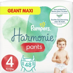 Pampers Culottes Harmonie Taille 4 9-15Kg x48