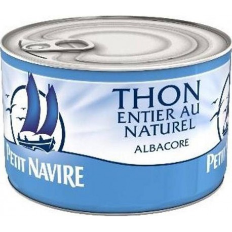 Petit Navire Thon Entier Au Naturel Albacore 280g (lot de 5)