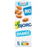 BjORG Boisson Lait d’Amande Bio Calcium 1L (lot de 2)