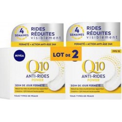 Nivea Soin crème jour Q10+ Anti-rides 2x50ml 2 pots 50ml