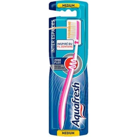 Aquafresh Brosse à dents 3 Médium flex inter espaces