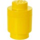 Lego Storage Set round 1 plot yellow jaune