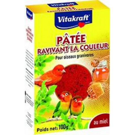 VITAKRAFT PATEE RAVIVANT LA COULEUR pour OISEAUX 100g