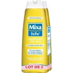 Mixa Shampooing bébé Hypoallergénique 2x250ml 500ml x2 flacons 250ml