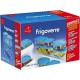 Bormioli Rocco Lot de 5 boîtes de conservation FRIGOVERRE rectangle + carré + rond 388840-SK5