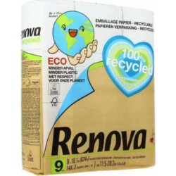 RENOVA SOIN COMPLET PH 100% RECYCLE 3PLIS X9 (lot de 3)