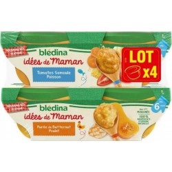 Blédina Repas bébé 6 mois Assortiment 4x200g