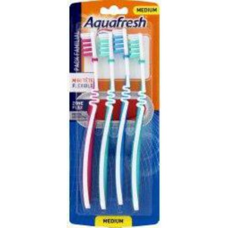 AQUAFRESH MEDIUM PACK X4