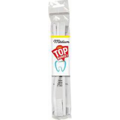 TOP BUDGET BAD MEDIUM LOT DE 2 2 brosses à dents