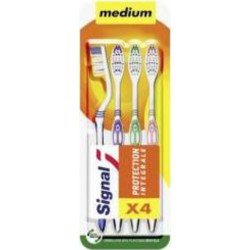 Signal Brosse à dents Protection intégrale médium x4 