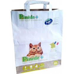 Pinède+ Litière Végétale et Désodorisante Pour Chat 10L