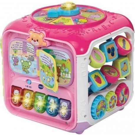 Vtech Super Cube Des Decouvertes Rose