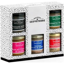Maison Sauveterre Coffret De 5 Terrines À Tartiner