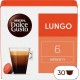 NESCAFE DOLCE GUSTO Café capsules compatible Dolce Gusto Lungo x30 capsules