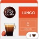 NESCAFE DOLCE GUSTO Café capsules compatible Dolce Gusto Lungo x16 capsules