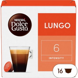 NESCAFE DOLCE GUSTO Café capsules compatible Dolce Gusto Lungo x16 capsules