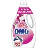 OMO Lessive Liquide Rose & Lilas Blanc x63 2.7L