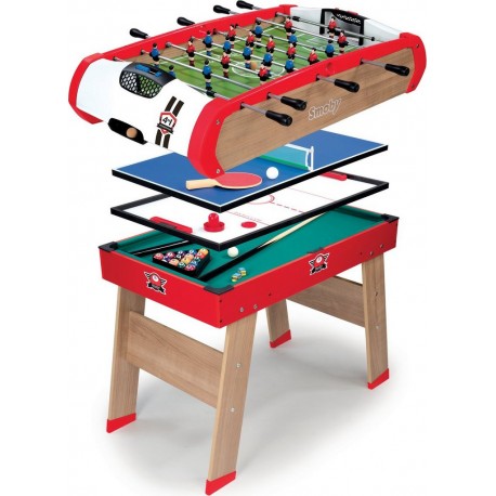 SMOBY Babyfoot Powerplay 4 en 1
