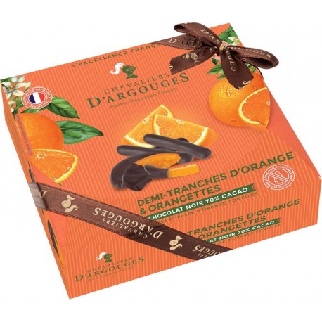 Chevaliers d’Argouges Chocolat fruits confits assortiment 170g