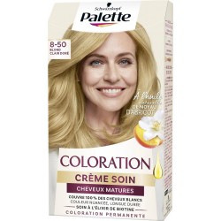 CLAIR PALETTE CHEVEUX MATURES COLORATION PERMANENTE BOITE CARTON 1CT LONGUE DUREE ELIXIR DE BIOTINE & HUILE DE NOYAUX D'ABRICOT