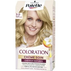 CLAIR PALETTE CHEVEUX MATURES COLORATION PERMANENTE BOITE CARTON 1CT LONGUE DUREE ELIXIR DE BIOTINE & HUILE DE NOYAUX D'ABRICOT