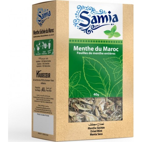 SAMIA Feuilles de Menthe Séchées 40g