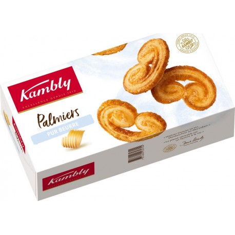 KAMBLY Palmiers pur beurre 100g