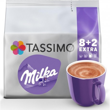 TASSIMO Café en dosettes milka 10 dosettes
