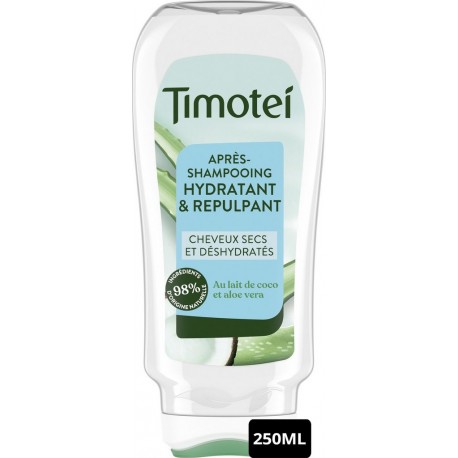 TIMOTEI Après-Shampooing Hydratant & Repulpant 250ml
