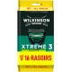 WILKINSON Rasoir Jetable Xtreme 3 Pour Homme Peau Sensible 3 Lames Flexibles lot de 2 paquets 8 rasoirs