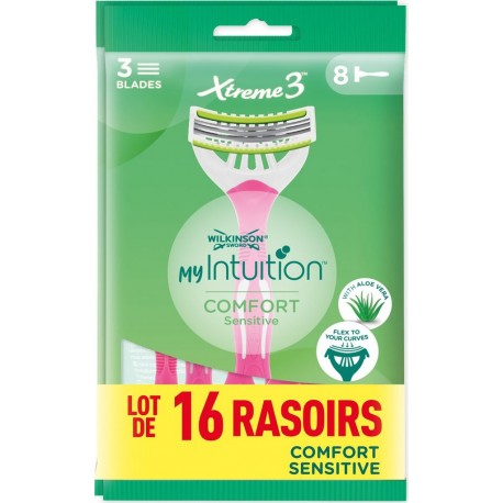 WILKINSON Rasoirs Jetables Femme Xtreme 3 Comfort Sensitive lelotde16rasoirs