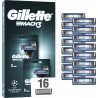 GILLETTE Lames de rasoir Pour Homme Mach 3 lot de 2 paquets de 8 lames
