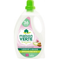 MAISON VERTE AMANDE LESSIVE x38 1.8L